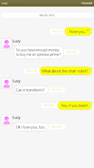 Faketalk - Chatbot (Фэйкталк) [МОД Mega Pack] Screenshot 2