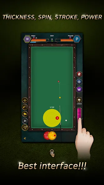 Real Billiards Battle - carom (Риал Бильярдс Батл) [МОД Много монет] Screenshot 3