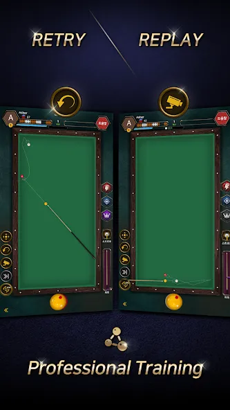 Real Billiards Battle - carom (Риал Бильярдс Батл) [МОД Много монет] Screenshot 5