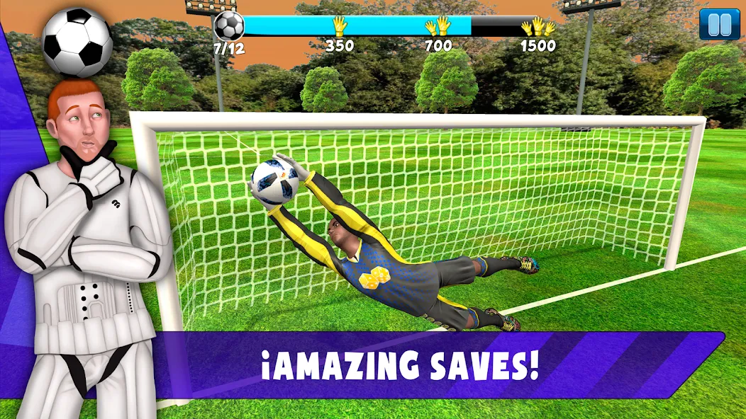Soccer Goalkeeper 2024 (Соккер Голкипер 2022) [МОД Много денег] Screenshot 2