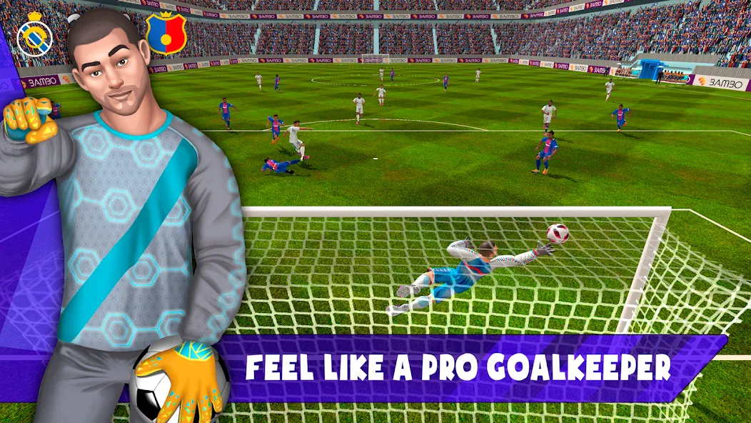 Soccer Goalkeeper 2024 (Соккер Голкипер 2022) [МОД Много денег] Screenshot 4