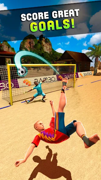 Shoot Goal - Beach Soccer Game (Шут) [МОД Бесконечные деньги] Screenshot 3