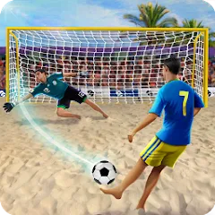 Взлом Shoot Goal - Beach Soccer Game (Шут)  [МОД Бесконечные деньги]