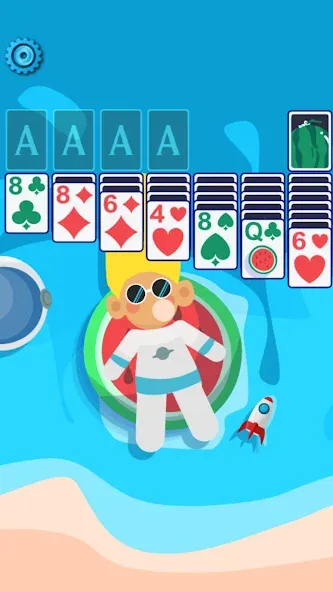 Solitaire Space™ (Солярис Спейс) [МОД Много денег] Screenshot 1