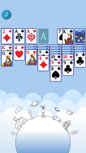 Solitaire Space™ (Солярис Спейс) [МОД Много денег] Screenshot 2