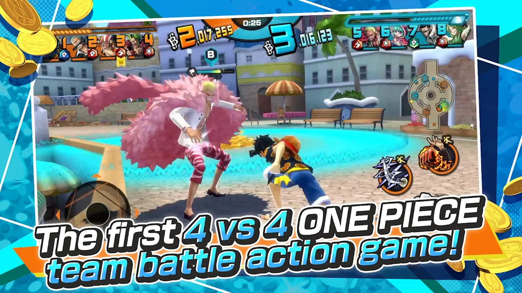 ONE PIECE Bounty Rush (ВАН ПИС Баунти Раш) [МОД Много монет] Screenshot 2