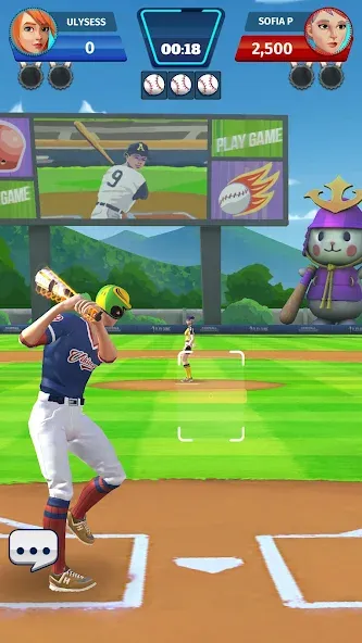 Baseball Club: PvP Multiplayer (Бейсбольный клуб) [МОД Много монет] Screenshot 4