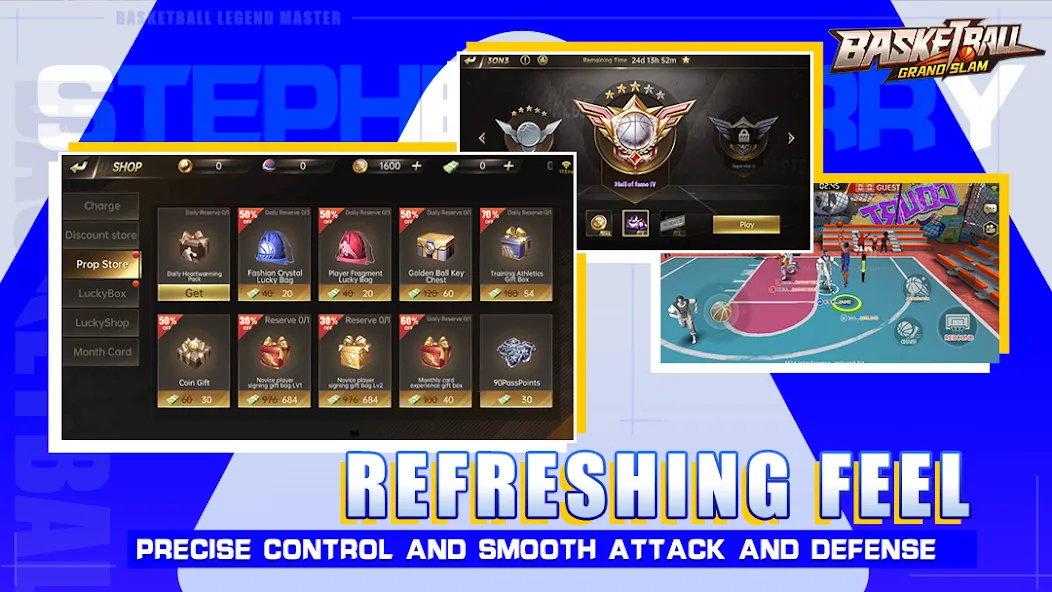 Basketball Grand Slam (Баскетбол Гранд Слэм) [МОД Unlimited Money] Screenshot 5