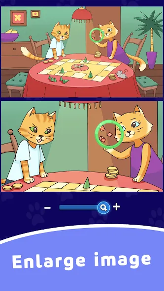 Find Differences: Cute Cats [МОД Все открыто] Screenshot 4