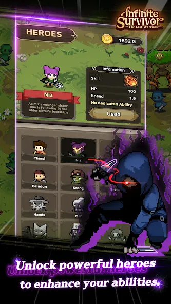 InfiniteSurvival:LastWarriors [МОД Все открыто] Screenshot 2