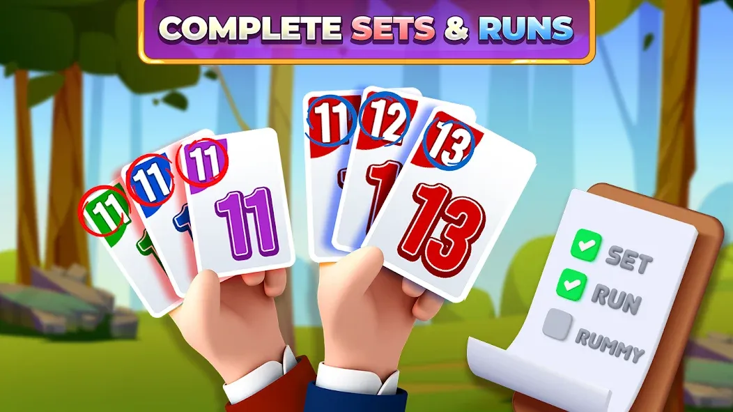 Rummy Rush - Classic Card Game (Рамми Раш) [МОД Все открыто] Screenshot 2