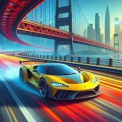 Взломанная Car Race 3D - Racing Master (С  3D  Гонки на автомобилях 3D)  [МОД Все открыто]