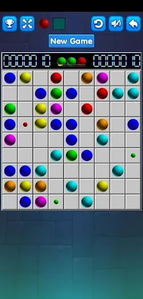 Lines 98 Classic - Color Lines [МОД Бесконечные деньги] Screenshot 2