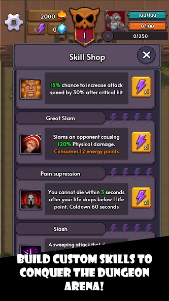 Dungeon Arena (Данжен Арена) [МОД Много монет] Screenshot 4