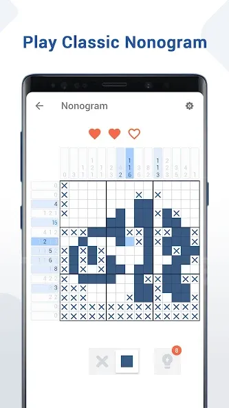 Nonogram - Fun Logic Puzzle (Нонограмма) [МОД Unlimited Money] Screenshot 1