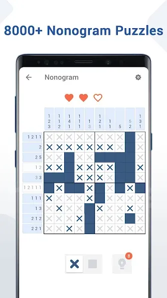 Nonogram - Fun Logic Puzzle (Нонограмма) [МОД Unlimited Money] Screenshot 2