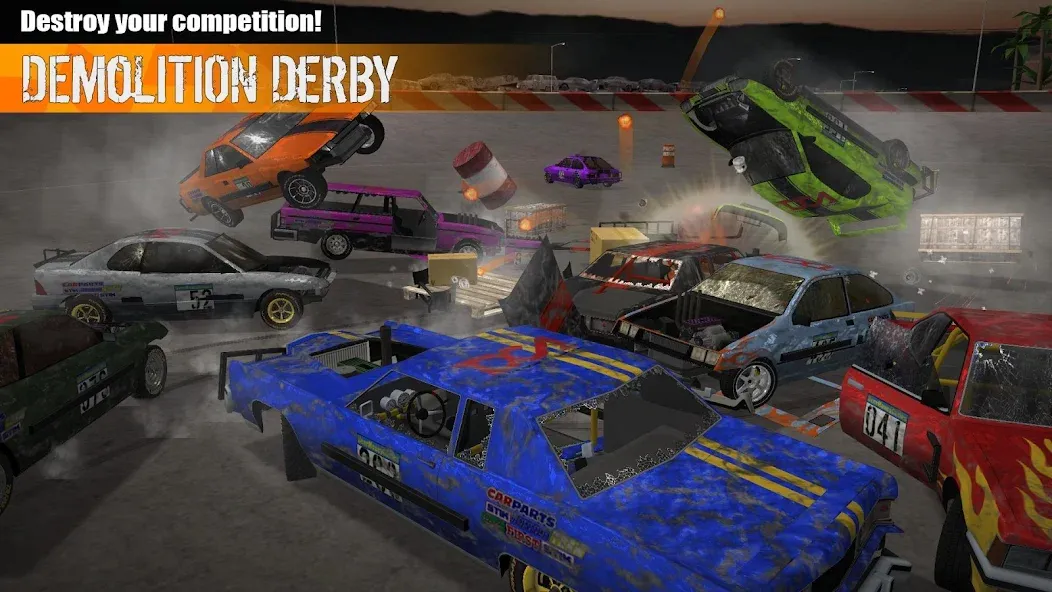 Demolition Derby 3 (Демолиция Дерби 3) [МОД Много денег] Screenshot 2