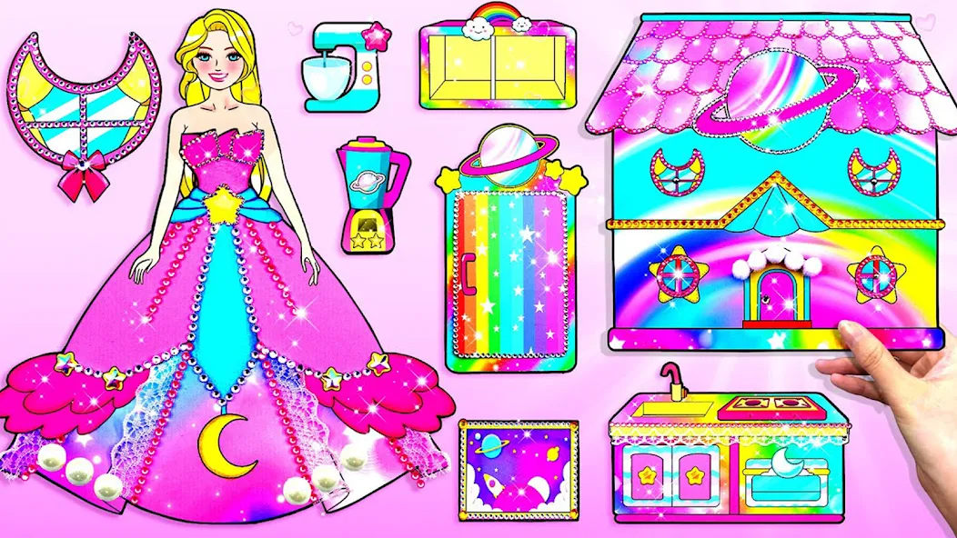 Doll Dress Up Makeup Girl Game (Чиби кукла одевает девушку игры) [МОД Unlimited Money] Screenshot 5