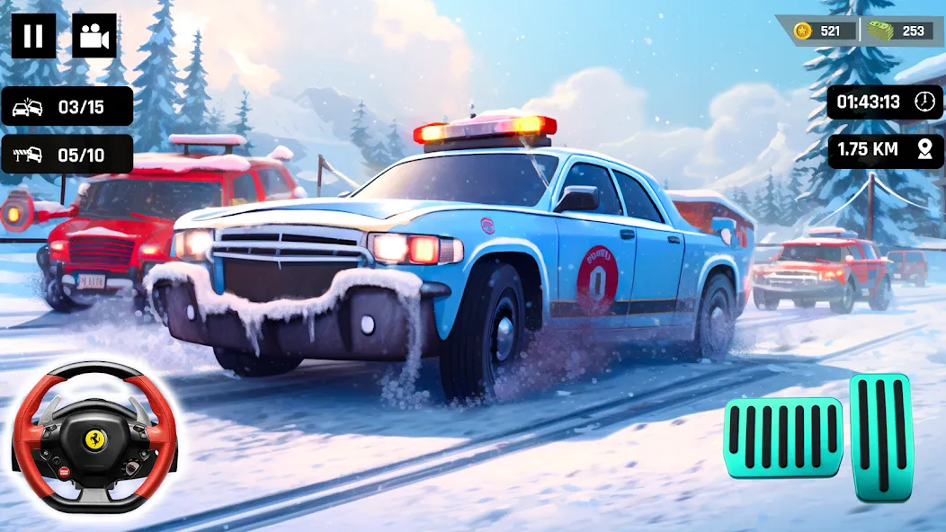 Police Car Kids Driving Game (Кидс Полис Геймс) [МОД Mega Pack] Screenshot 3