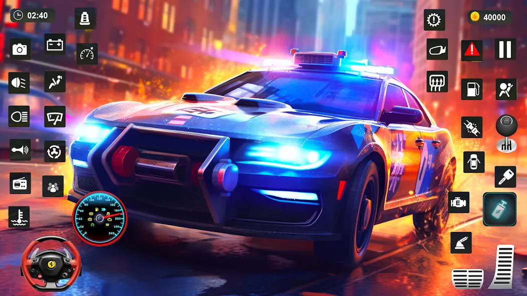 Police Car Kids Driving Game (Кидс Полис Геймс) [МОД Mega Pack] Screenshot 4