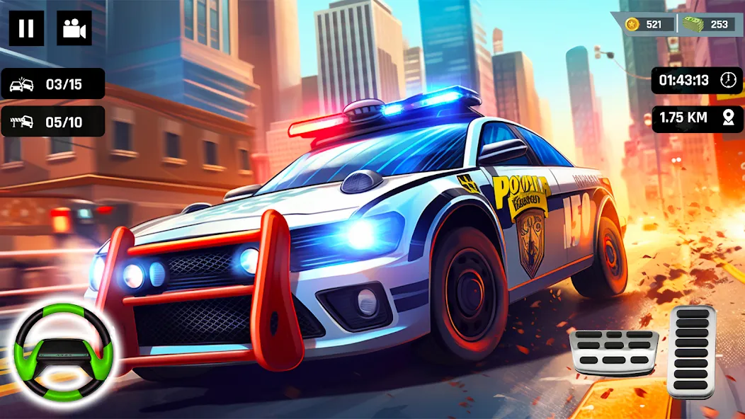 Police Car Kids Driving Game (Кидс Полис Геймс) [МОД Mega Pack] Screenshot 5