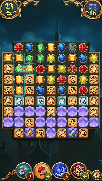 Clockmaker: Jewel Match 3 Game [МОД Бесконечные монеты] Screenshot 5