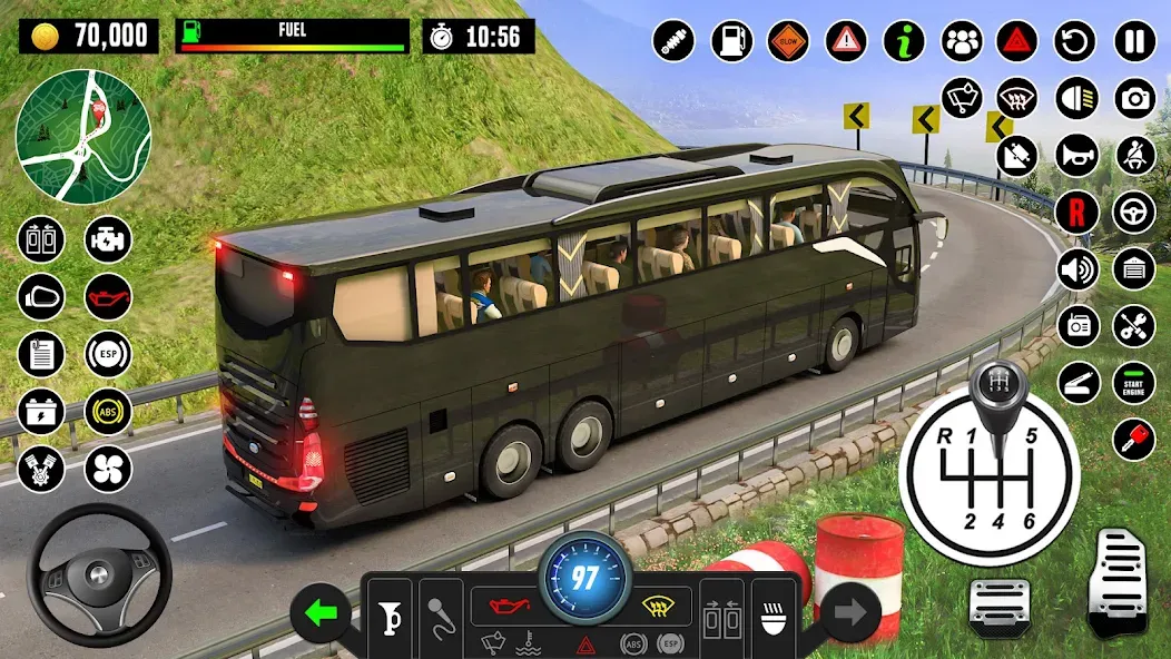 Bus Driving School : Bus Games [МОД Бесконечные деньги] Screenshot 2