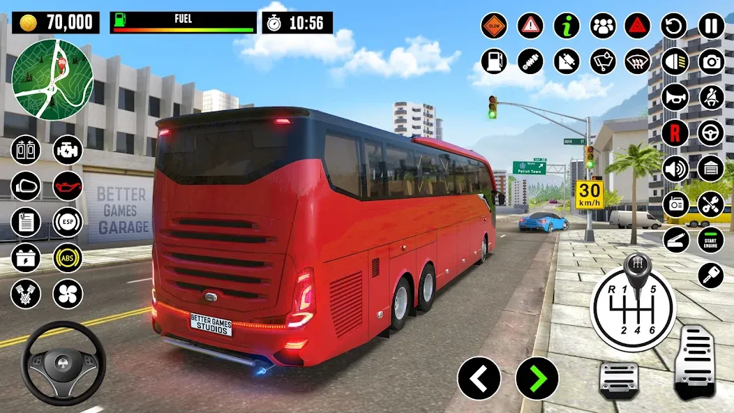 Bus Driving School : Bus Games [МОД Бесконечные деньги] Screenshot 5