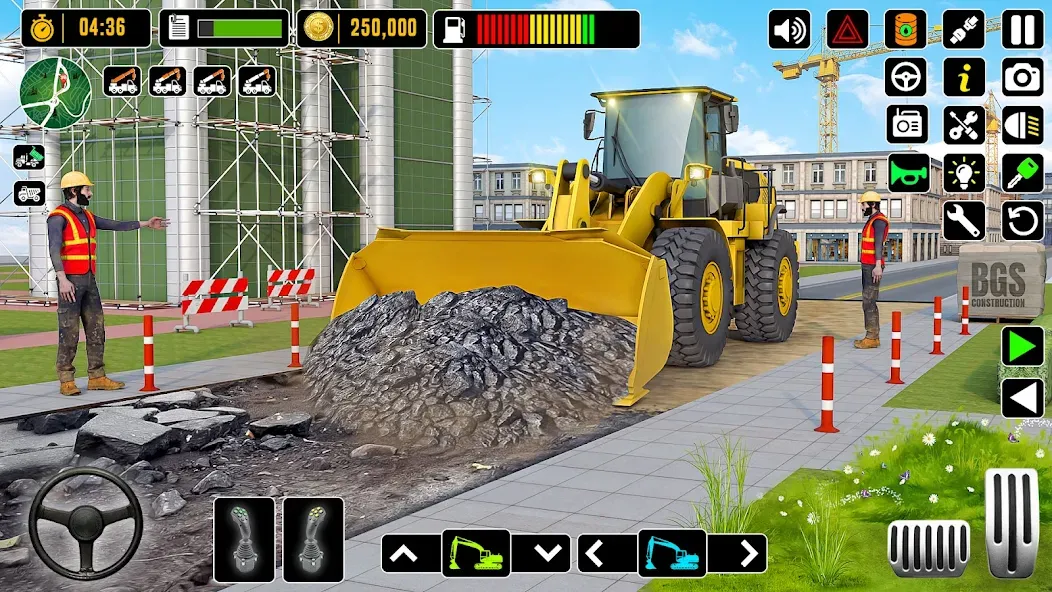 City Road Construction Games (Сити Роад Конструкшн Геймс) [МОД Unlimited Money] Screenshot 2