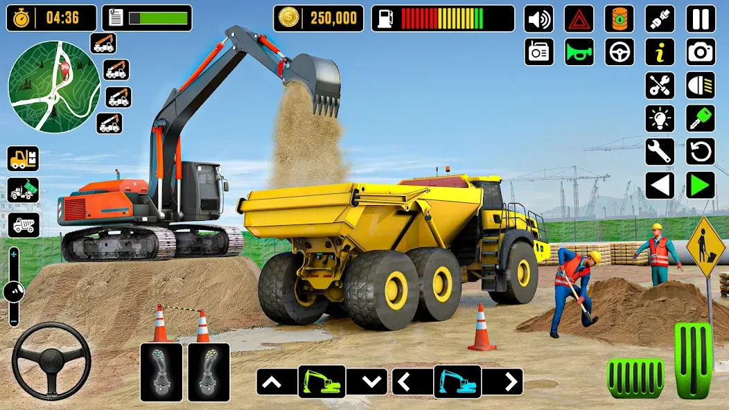 City Road Construction Games (Сити Роад Конструкшн Геймс) [МОД Unlimited Money] Screenshot 3