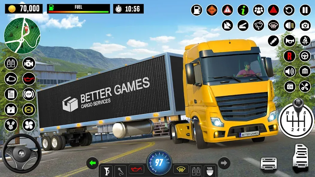 Truck Games - Driving School [МОД Меню] Screenshot 1