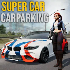 Взломанная Super car parking - Car games  [МОД Menu]