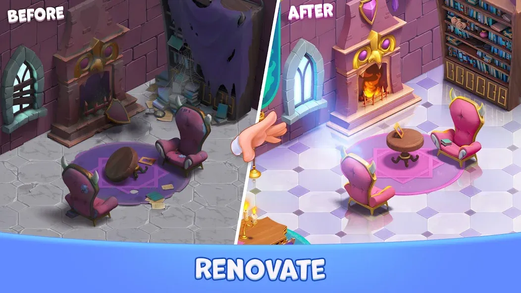 Lucy’s Ville: Fabulous Merge [МОД Бесконечные деньги] Screenshot 3