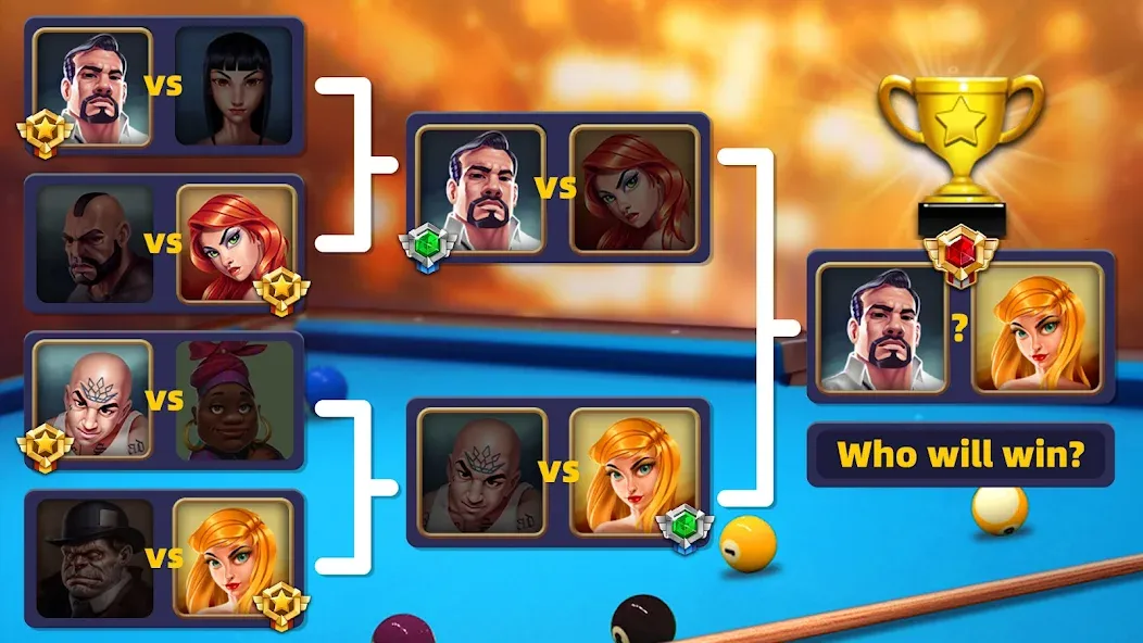 8 Pool Clash (Пул Клаш) [МОД Много монет] Screenshot 4