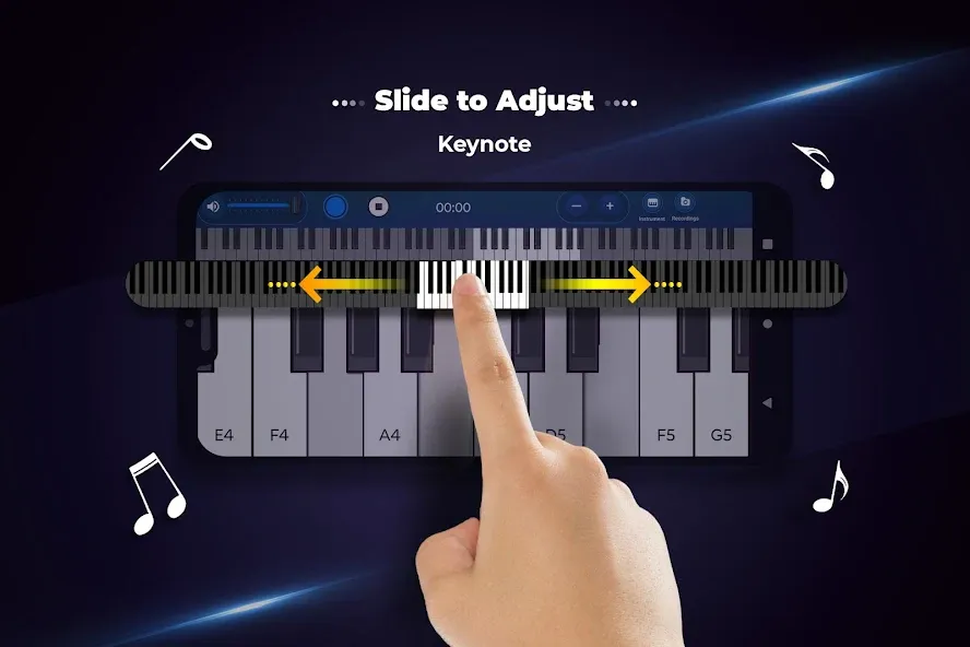 Real Piano Keyboard [МОД Бесконечные монеты] Screenshot 3
