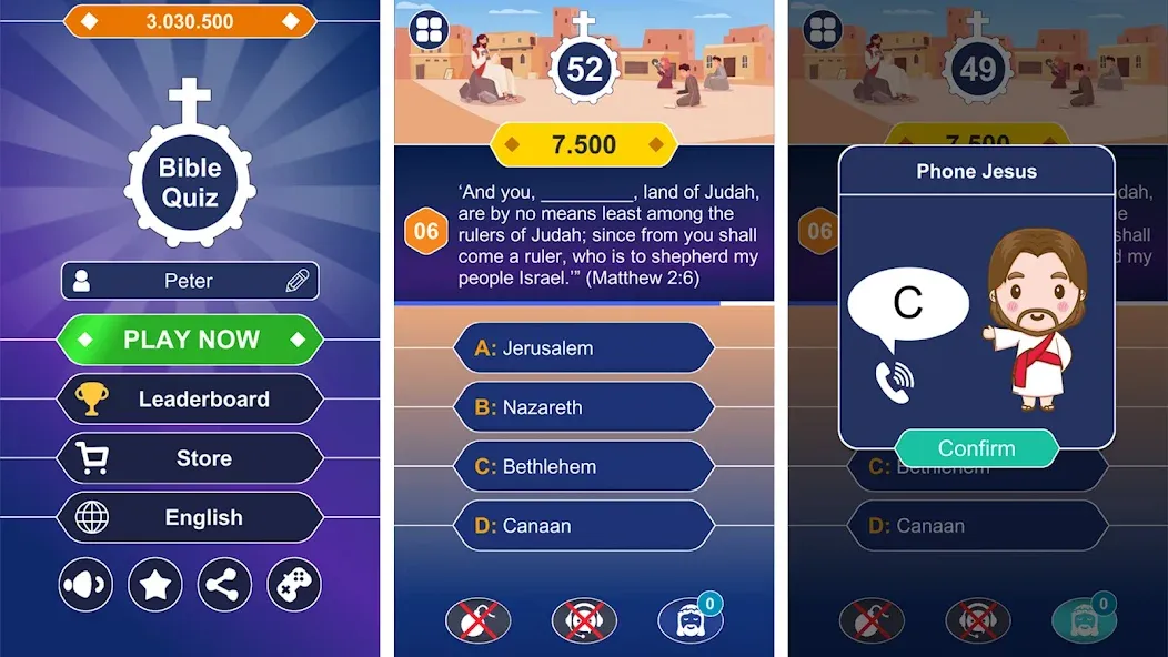 Daily Bible Trivia: Quiz Games [МОД Menu] Screenshot 1