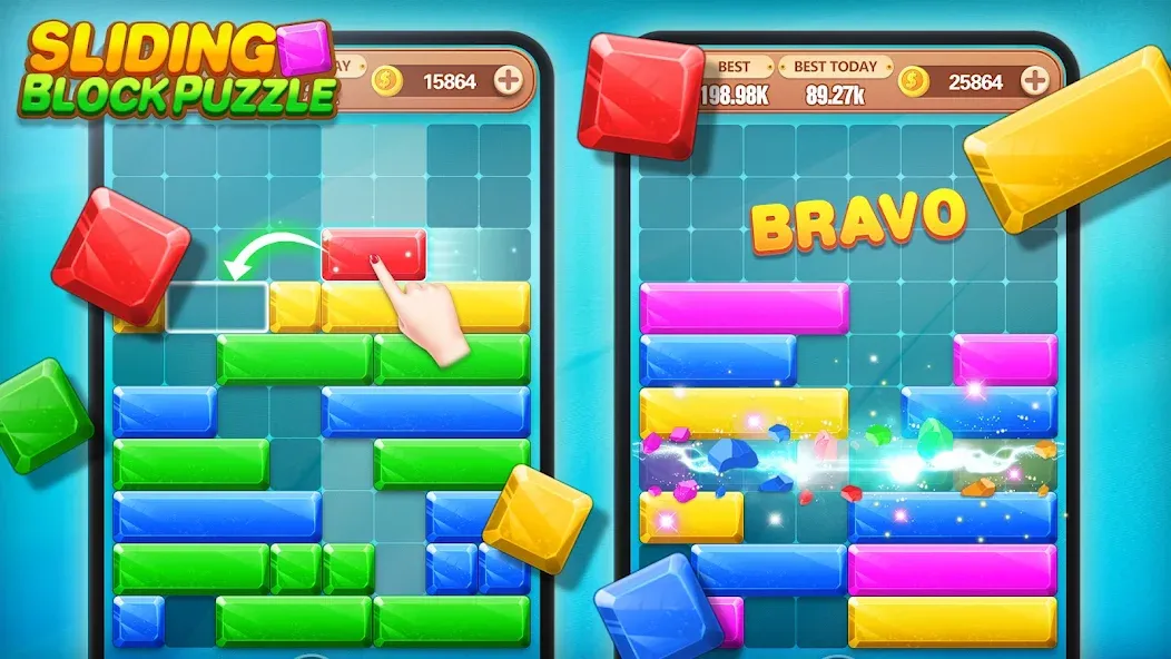 Block Crush - Puzzle Game [МОД Unlimited Money] Screenshot 2