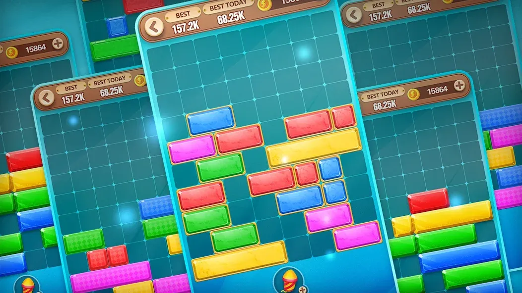 Block Crush - Puzzle Game [МОД Unlimited Money] Screenshot 3