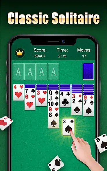 Solitaire [МОД Все открыто] Screenshot 1