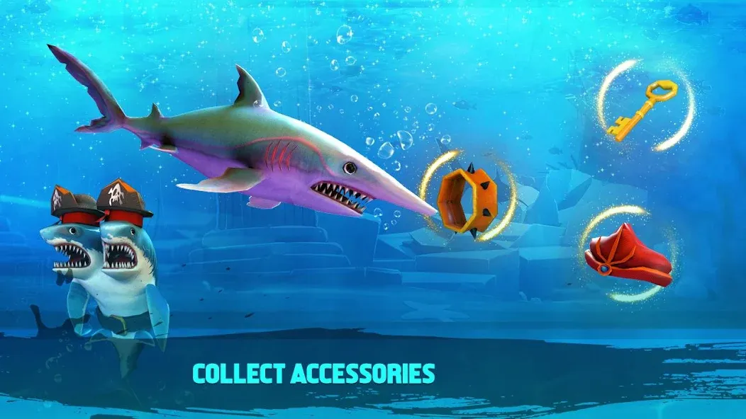 Double Head Shark Attack PVP [МОД Mega Pack] Screenshot 3