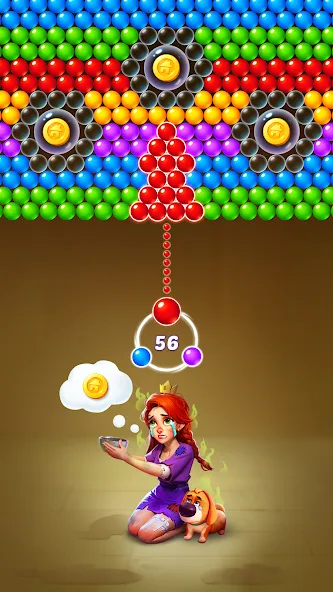 Bubble Shooter Kingdom [МОД Unlocked] Screenshot 1
