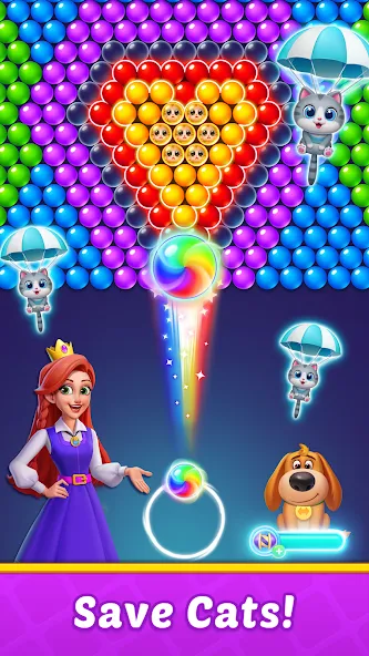 Bubble Shooter Kingdom [МОД Unlocked] Screenshot 4