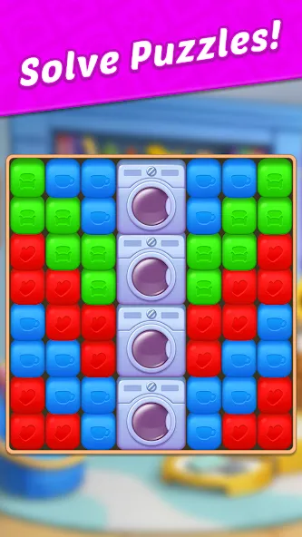 Design Blast - Match & Home [МОД Много денег] Screenshot 5