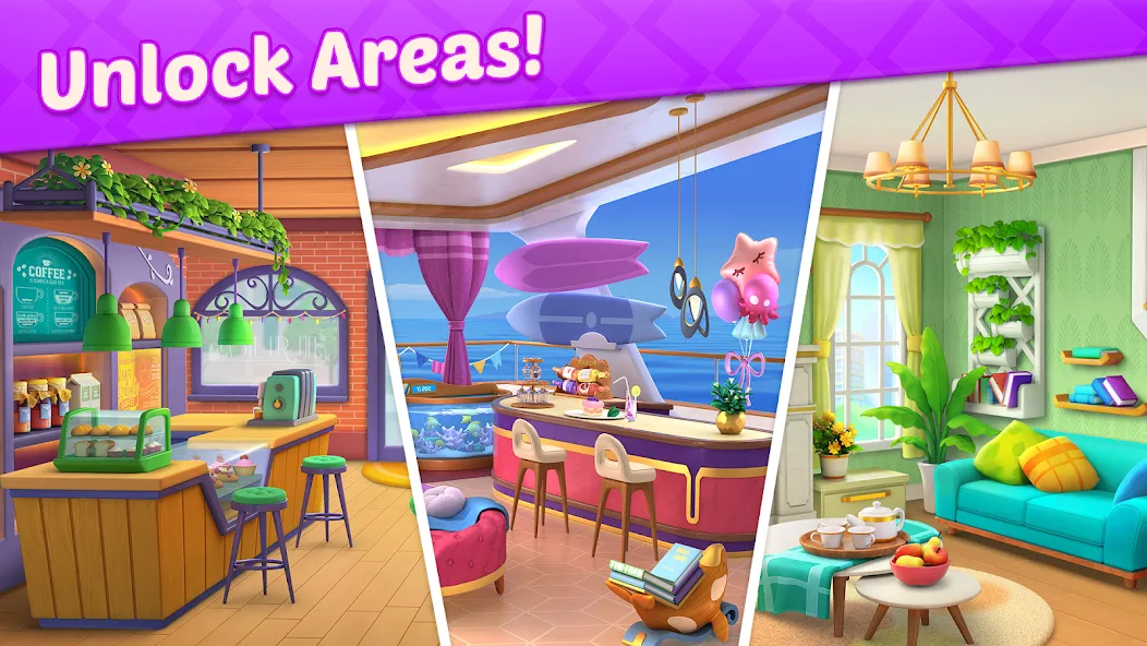 Design Diary - Match 3 & Home [МОД Unlimited Money] Screenshot 4