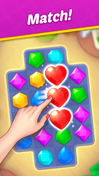 Jewel Manor - Home Design [МОД Бесконечные монеты] Screenshot 2