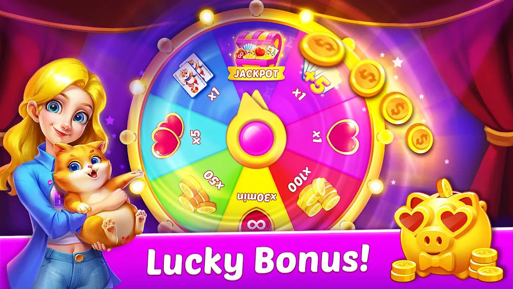 Solitaire Tripeaks Diary [МОД Меню] Screenshot 2