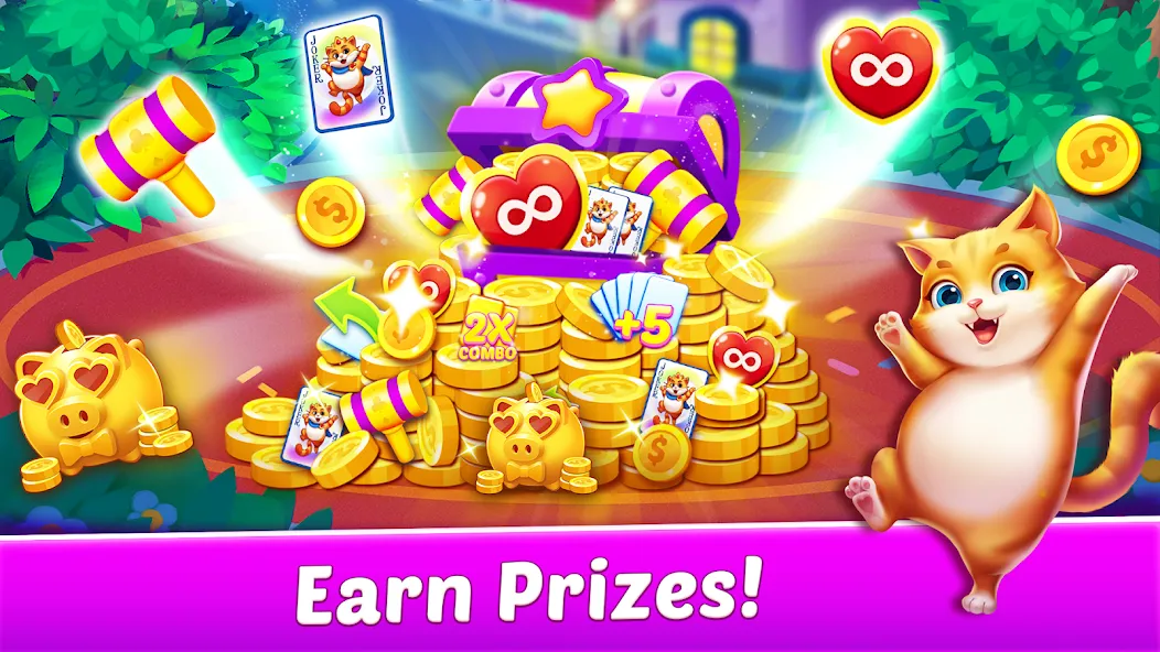 Solitaire Tripeaks Diary [МОД Меню] Screenshot 3