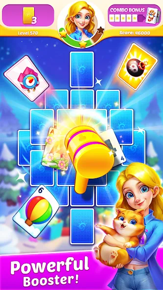 Solitaire Tripeaks Diary [МОД Меню] Screenshot 5