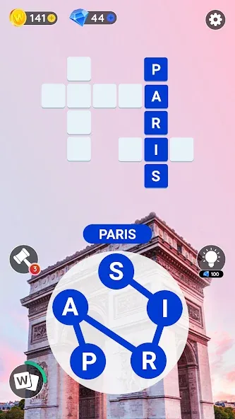 Word City: Connect Word Game (Ворд Сити) [МОД Mega Pack] Screenshot 2