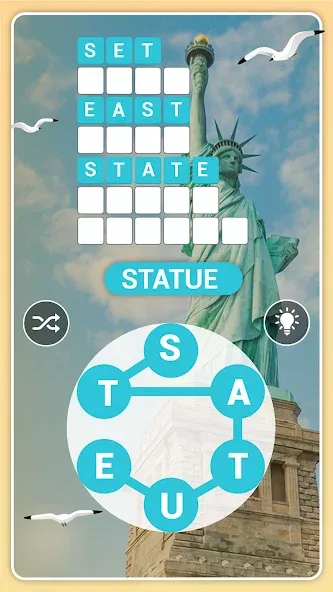 Word City Classic: Word Search (Уорд Сити Классик) [МОД Бесконечные деньги] Screenshot 3